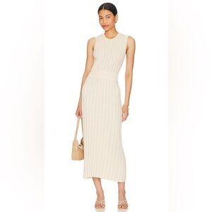 Varley Florian Maxi Dress Size Small in Cream